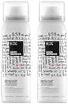 IGK Good Behavior Spirulina Protein Smoothing Travel Size Hairspray | Keratin Like Treatment | Hair Heat Protectant Spray | Frizz Control + Shine | 2.4 Fl Oz (Pack of 2)