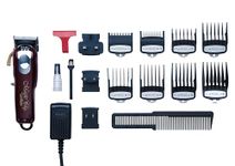 Wahl Cord/Cordless Professional Magic Clipper for Men, 0.5-1.2 mm cutting lengths; 90 minute run time, Best for Fading, Maroon, 3026522