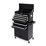 dirty pro tools™ Large Tool Chest TOP Cabinet TOP Box and ROLLCAB Box - Black