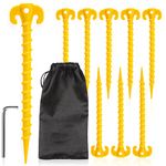 Fstop Labs Large 10 inch Outdoor Tent Stakes Ultimate Ground Anchor Pegs, Heavy Duty