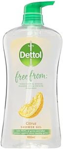 Dettol Free From Shower Gel Body Wash Antibacterial Citrus 950ml