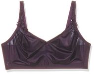 Triumph International Women's Synthetic Wire Free Minimizer 21 Minimizer Bra (100I300_Plum Purple_40D)