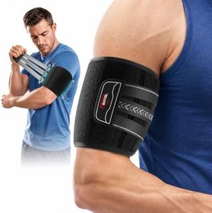 FEATOL Bicep Tendonitis Brace,Upper Arm Compression Sleeve for Women Men