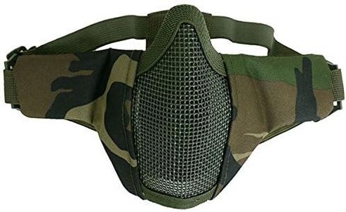 SHENKEL Half Face Protect Mesh Mask Face Guard Woodland mask-013wl