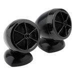 DriSentri Tweeters for Car Audio, 2pcs Car Speakers 1200W Universal Tweeters Mini Horn Music Dome Loudspeaker Audio Speaker for Car Audio System, Black