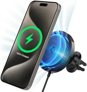 Spigen OneTap Pro 3 MagFit Cryomax Cooling Magsafe Car Charger Wireless Charging Car Phone Holder Mount Compatible with iPhone 17 17e 16 15 14 13 12 Pro Max Air - Airvent