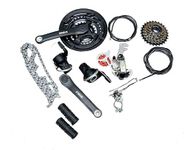 Complete Bicycle Gear Set 21 Speed,Total Cycle Parts, Cycle Gear Kit Set Compatible for All Kind of Bicycles - Aluminium, Iron, Steel & PVC