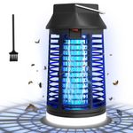 Bug Zapper, 4200V Insect Pest Fly Killer, Electric Mosquito Zapper for Indoor and Outdoor 15W, Waterproof Mosquito Killer for Flying Insect Control Lamp, Outdoor & Indoor Mosquito Killer Lamp