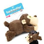 BarkButler Jum-BOH The Bear - Large Plush Dog Toy - Brown, Dogs Toys with Super Soft Fabric and Squeaker Inside, Machine Washable & Durable Dog Toys for Large Dogs to Small Dogs (5-30 kgs)…