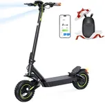 isinwheel S10Max Electric Scooter Adults Up to 37 Miles, 28 MPH Top Speed, 1000W Motor E Scooter, Dual Shock Absorbers & Turn Signal, Foldable Scooter for Adults and Teens