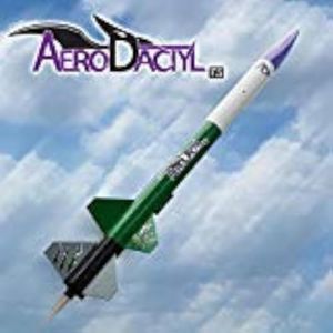 Dynastar AeroDactyl TS Model Rocket Kit, Large, Black, Modern, Teen, False