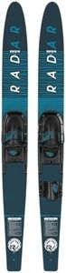 Radar Water Ski 59" - Origin Combos w/Adj Horseshoe Bindings - Black/Battleship Blue