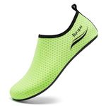 Racqua Water Shoes Quick Dry Sea Aqua Kayaking Lightweight Swimming Beach Non Slip Wetsuit Breathable Pool Shoes Socks Wet Diving Shoes for Men Women Green 42/43