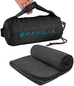 PAVILIA Travel Blanket Airplane Compact with Bag, Soft Packable Plane Blanket Kids Adults, Portable Camping Flight Essentials, Travelers Gifts Accessories, Luggage Backpack Strap, 65x40 Black