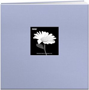 Pioneer Photo Albums MB-10CBFBBLU Baby 12x12 Fabric Frame Scrapbook, Heavenly Blue