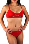 Adoretex Guard Cross Back Workout Bikini - FGP08 - Red - Medium