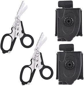 Almabbg Pinze pieghevoli 6 in 1, in acciaio legato, argento, 20,8 x 9,9 cm, 300 g, multiuso, portatili, forbici di emergenza per sopravvivenza all'aperto, casa