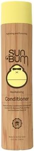 Sun Bum Revitalizing Conditioner | Vegan and Cruelty Free Hydrating, Moisturizing and Shine Enhancing Hair Treatment | 10 oz., 1 kg, Brown