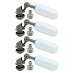 Finerfilters Adjustable Float Valve 1/4" for Reverse Osmosis, Aquariums, Hydroponics, Automatic Feeders (4 Pack)