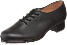 Bloch Dance Unisex-Adult Women's Jazz Full-Sole Leather Tap Shoe, Black, 9