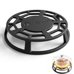 Difalbech Heat Diffuser for Gas Stove, Cast Iron Flame Tamer for Slow Cooking, Stove Top Simmer Plate Distributes Heat Evenly,Temperature Control Heat Diffuser for Most Cookware (9.45inch)