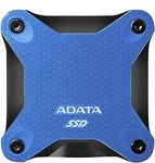 ADATA SD600Q 480GB Military Grade Light Compact Portable External SSD Solid State Drive (Blue)