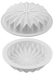 CAKE DECOR Silicone 3D Round Origami Geometric Shape Cake Molds Entremet Cake Mould Mousse Mold