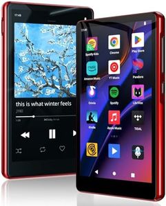 RUIZU 163GB Android MP3 Player with Bluetooth and WiFi, Speaker, Parental Control MP3 MP4 Player for Kids, 4.5" IPS Touchscreen Audio Player with Spotify, YouTube Music, Amazon Music, Libby, Up to 1TB