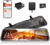 WOLFBOX G840S 12" 4K Mirror Dash Ca