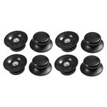 uxcell Plastic Cooking Pot Cover Knob Pan Lid Handle Handgrip 8pcs Black