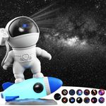 Star Projector,13 in 1 Planetarium Galaxy Projector,Astronaut Projector for Bedroom,Starry Night Light Projector with Solar System Constellation Moon for Kids,Home Theater,Ceiling,Living Room Decor