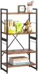 Azheruol Bookshelf Organizer,4 Tier