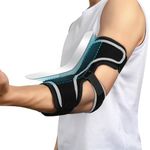 FITTOO Elbow Brace for Cubital Tunnel Syndrome, Elbow Support for Elbow Discomfort, Arm Ulnar Nerve Entrapment, Tendonitis, Prevent Elbow Excessive Bending, Fit Left & Right Men & Women Arm, Medium