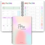 90 Day Fitness & Workout Planner for Women | Gym Journal, Weight Loss Tracker, Meal Planner, Self Care Habit Tracker - A5 Pastel Rainbow