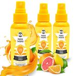 3pk x 60ml SOL Pooper Swooper Toilet Spray | Citrus Splash Fragrance Odour Masking Toilet Air Fresheners | Poop Spray Cleaning Products