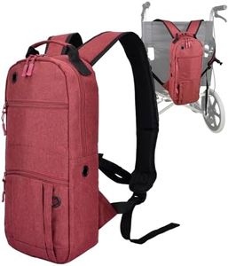 Healvaluefit Oxygen Cylinder Backpack O2 Tank Carrying Holder Bag Fit Size M4/A, M6/B, M9/C, M2, ML6 (Red)