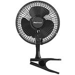 Pro Breeze 6 Inch Clip on Fan with 2 Fan Speeds, 360° Rotation, Mains Powered Quiet Desktop Fan with Strong Airflow - Mini Plug in Silent Desk Fan, Ideal Electric Clip Fan for Bed, Cot & Desk top