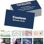 Business Cards Personalised Double Sided Custom Printed Business Cards 100 200 500 Pcn Customised Waterproof Business Cards with Logo Photo for Men Women Small Business, Custom General Design