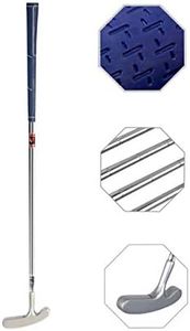 Two Way Junior Golf Putter Stainless Steel Kids Putter Both Left and Right Handed Easily Use for Kids Ages 9-12(Silver Head+Blue Grip,29 inch,Age 9-12)