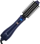 Hair Dryer Brush, Aima Beauty 4-in-1 Upgrade Hot Air Straightener Curler Function for Women, Hair Styling Tools, Prussian Blue-Round