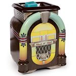 Scentsationals Wax Melt Warmer, Wax Warmer for Scented Wax Melts - Retro Collection Vintage Juke Box - Candle Wax Melter for Fragrance Cubes and Tarts