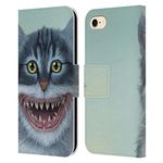 Head Case Designs Officially Licensed Vincent Hie Sharkitten Animals Leather Book Wallet Case Cover Compatible With Apple iPhone 7/8 / SE 2020 & 2022