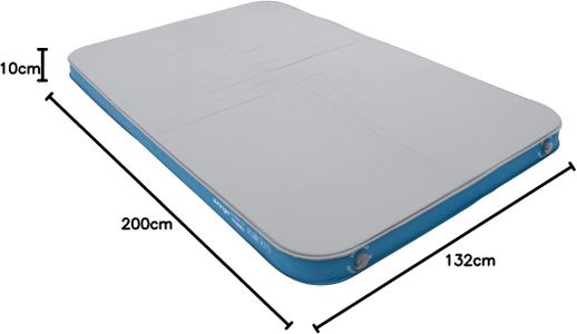 Vango Shangri-La II Double Self-Inflating Camping Mattress – 10cm Memory Foam
