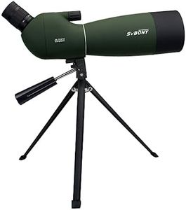 SVBONY SV28 25-75x70mm Spotting Scope Telescope, Spotting Scope with Bak4 Prism, Spotter Scope for Target Bird Watching with Tabletop Tripod