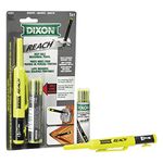 Dixon Industrial REACH- Deep Hole Mechanical Pencil with Lead Refills included, Yellow (14301)