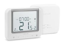 Salus RT520RF Wireless Programmable Room Thermostat & Receiver - OpenTherm & Load Compensation, Boiler Plus Compliant (ErP Class V), 5/2 or 7 Day Scheduling, Volt Free & 230V