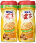 Nestle Coffee Mate Coffee Creamer - Hazelnut Flavoured Creamer - Sugar Free, 289.1g (Pack of 2)