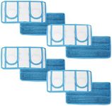 Microfiber Reusable Mop Pad | Durable Machine Washable Mop Pads | Reusable Floor Mop Pad | Swiffer Compatible Dry Mop Pads (4 Pack)