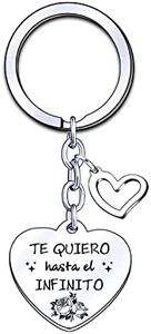 LUODAN Llaveros Pareja,Llaveros Para Parejas Personalizados,Llavero Para Parejas,Llavero Pareja Amor,Llavero Coche,Placa Grabado Llaveros,San Valentin Perfeccione el Regalo para el amante (3)