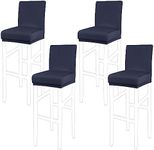 PiccoCasa Set of 4 Bar Stool Covers